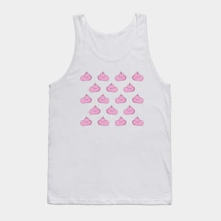 Pink unicorn cloud pattern Tank Top